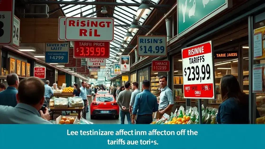 Economic implications of escalating tariffs