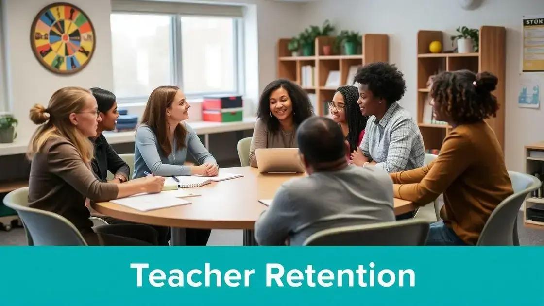 Strategies for improving teacher retention rates