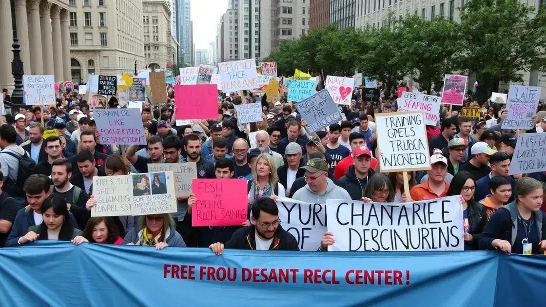 Protesters rally in opposition to Trump-era regulations
