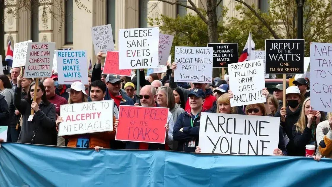 Impact of protests on policy changes