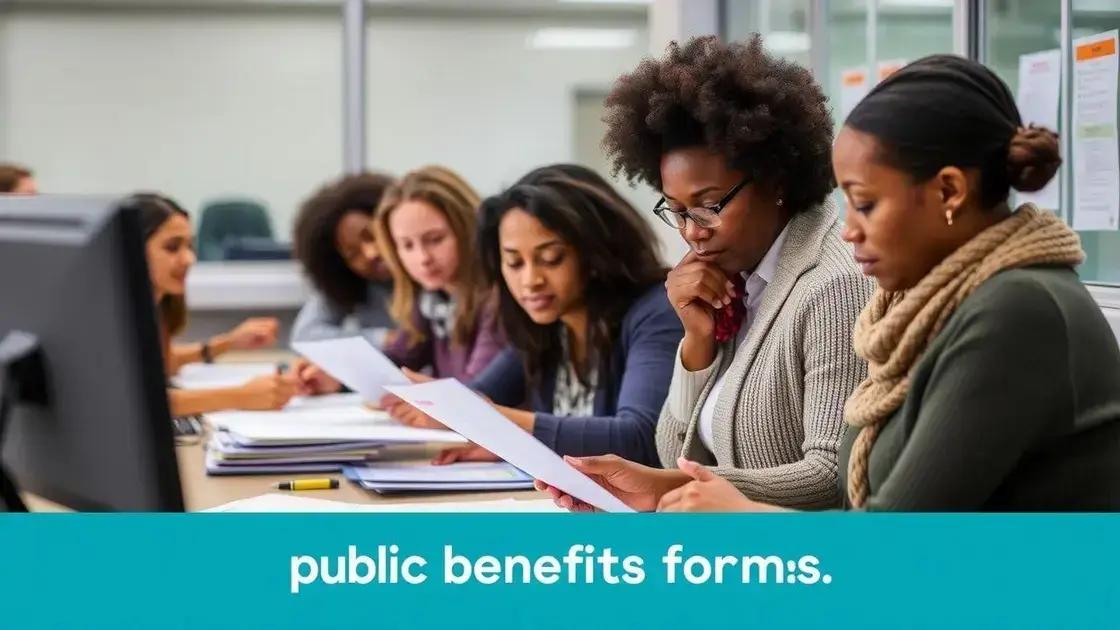 Public benefits application: what you need to know