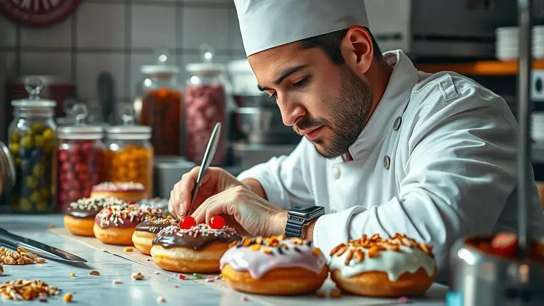 Pastry chef blends cultures through innovative donut creations