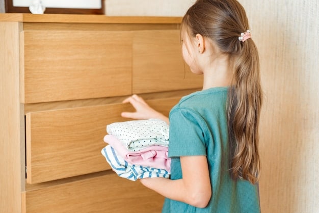 A well-organized closet with cedar blocks hanging among the clothes, showcasing a practical solution for moth prevention. A focus on natural materials and a clean, tidy space.