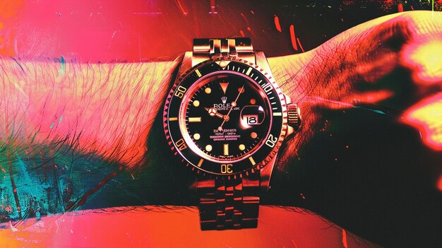 A collage showcasing iconic watches from different brands: a Rolex Submariner, an Omega Speedmaster, a Patek Philippe Calatrava, and a Tag Heuer Monaco, each highlighting the brand's unique design and heritage.