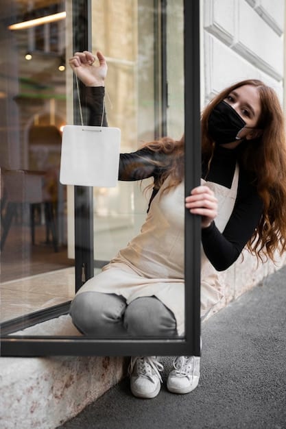 A close-up shot of a woman's hands changing from a large tote bag to a sleek, black clutch. The background is blurred but suggests an office environment transitioning to a restaurant.