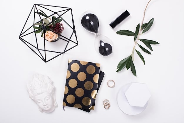 A flat-lay composition featuring glamorous accessories chosen for styling a little black dress for a cocktail party. The layout includes sparkling jewelry, a sequined clutch, and bold, colorful high heels.