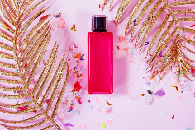 A close-up shot of two perfume bottles labeled