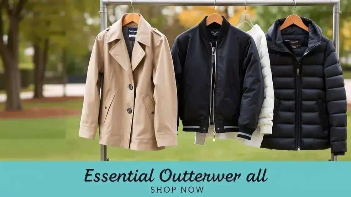 Essential outerwear styles