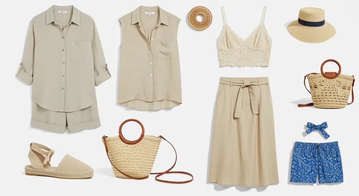 Essential items for a versatile Spanish summer capsule wardrobe