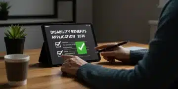 Person successfully navigating 2026 disability benefits online application