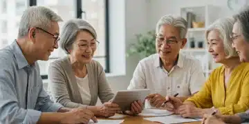 Seniors discussing 2026 Social Security benefits and COLA increase