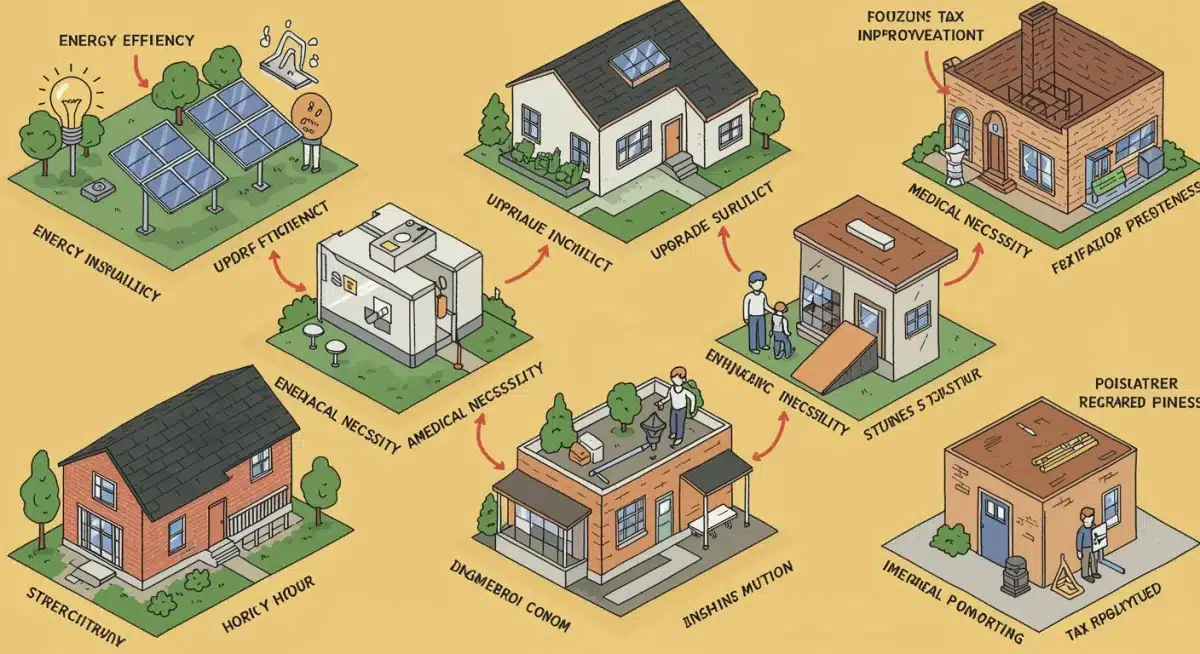 Home improvement projects eligible for tax deductions