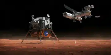 NASA Mars mission lander and commercial space station in 2026