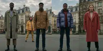 Models wearing diverse outerwear essentials for 2026 in an urban environment.