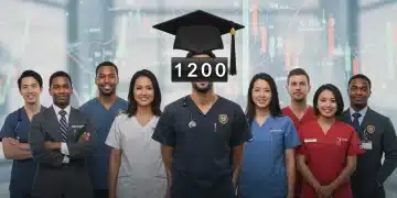 Public service professionals celebrating student loan forgiveness