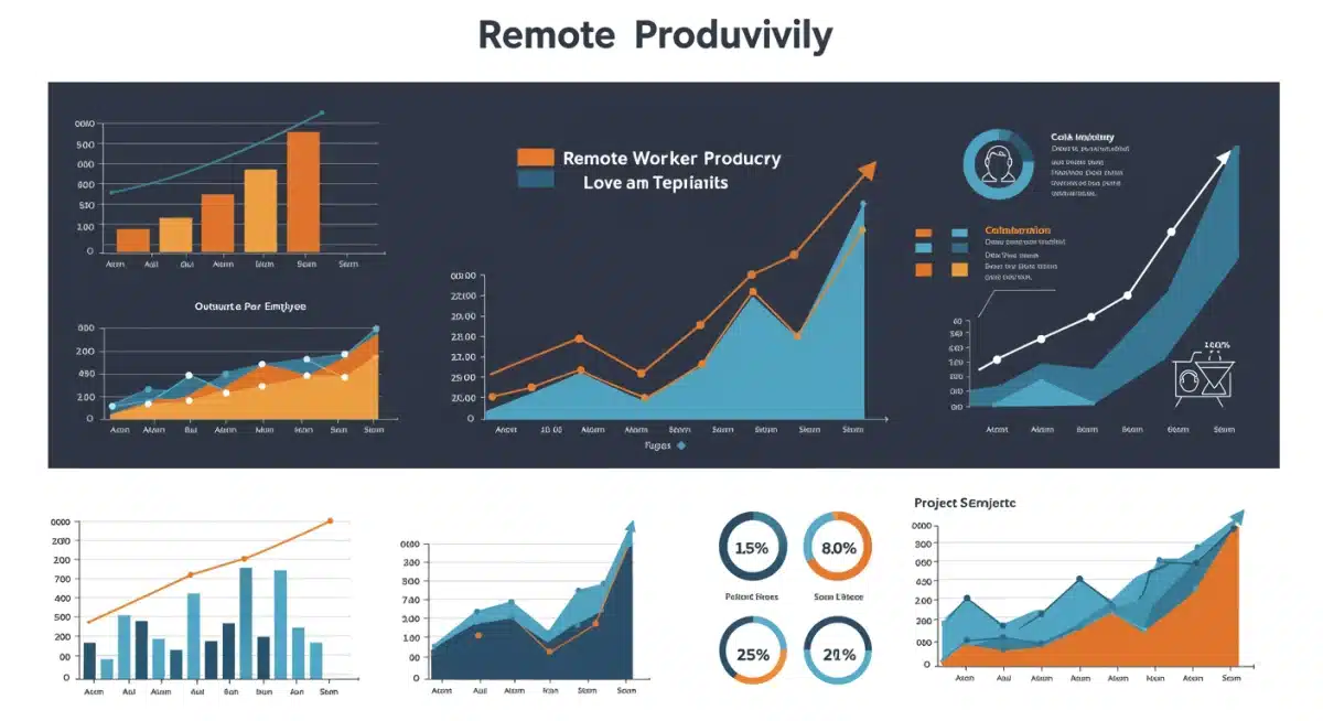 Remote worker productivity data trends
