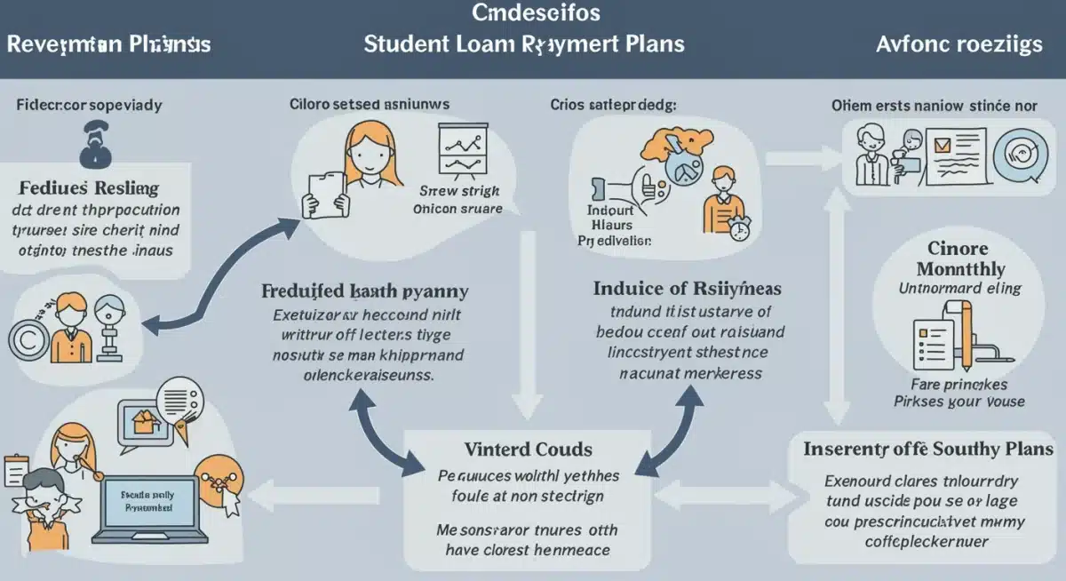 Infographic of student loan repayment options 2026