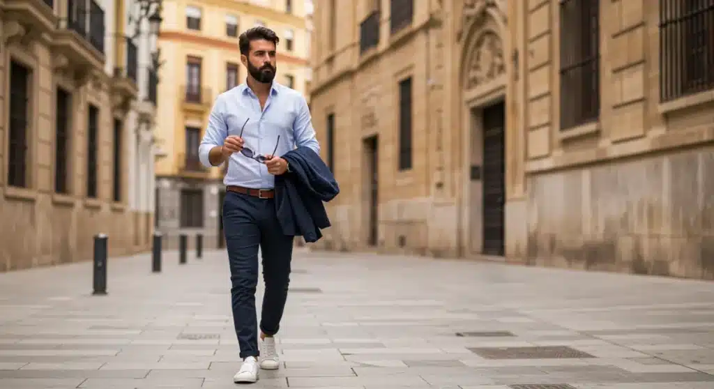 2025 Men’s Smart Casual: 5 Spanish Wardrobe Essentials Under €100