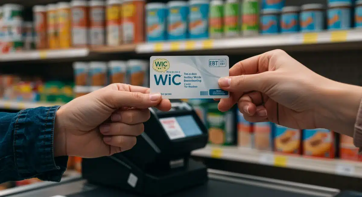 WIC EBT card being used for enhanced nutritional benefits