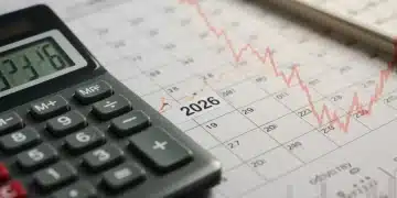 Calendar highlighting 2026 with financial graphs and calculator for tax planning