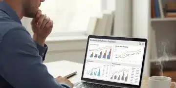 Person analyzing student loan refinancing options on a laptop