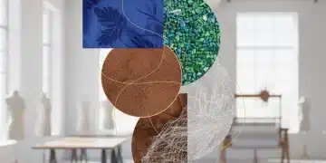 Sustainable textile samples and innovative fabrics for future fashion
