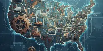 Global trade routes and manufacturing gears impacting US economy in 2026