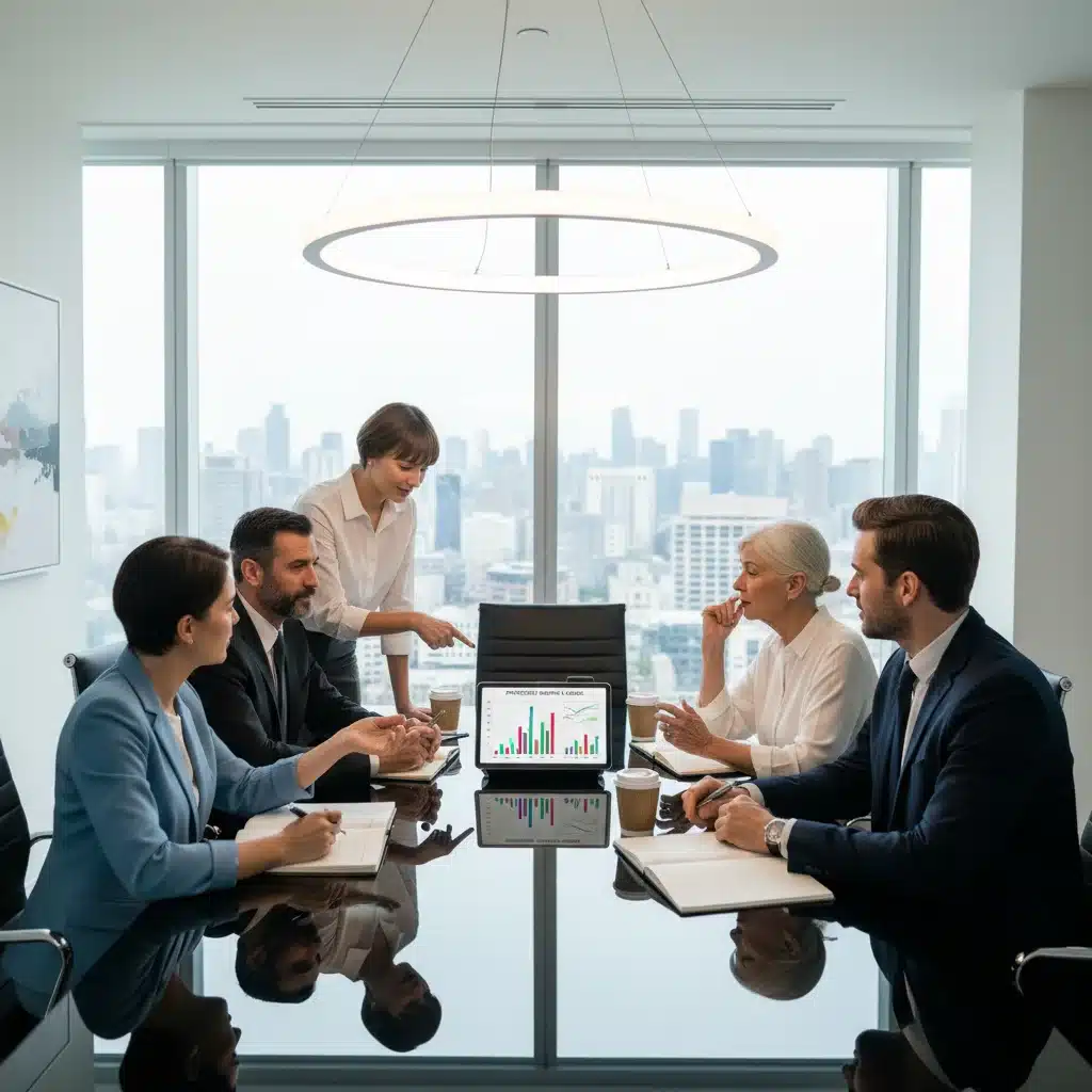 Financial advisor explaining tax code changes to diverse investor group