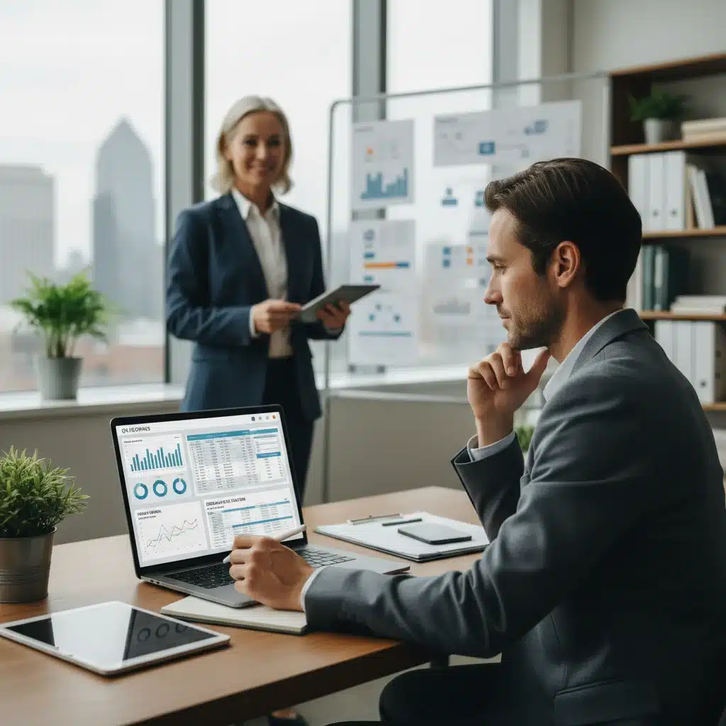 Individual reviewing financial data with potential tax advisor for 2026 tax changes