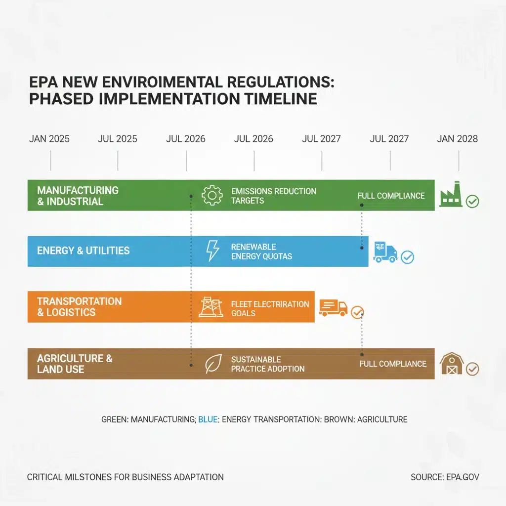 Timeline for EPA environmental compliance 2026