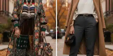 Maximalist versus minimalist fashion styles for Fall 2026 trends in the US.